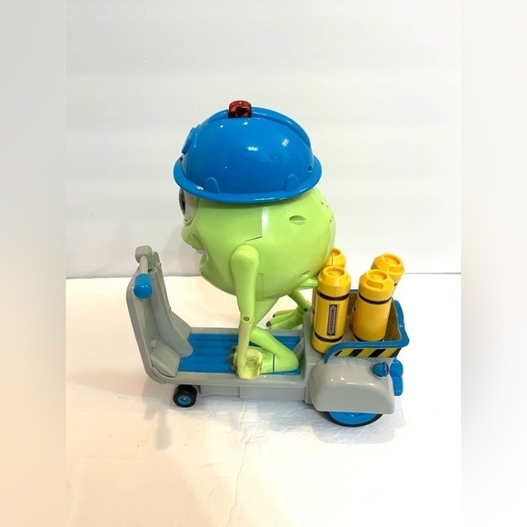 Disney Pixar MONSTERS INC MIKES SCARE SCOOTER Thinkway Tested Working No Remote - Picture 4 of 6